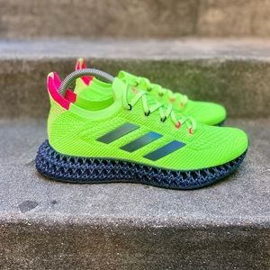 Adidas 4D FWD Signal Green Neon Running Shoes